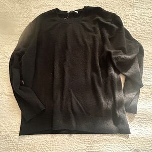 Everlane Black Recycled Cashmere Sweater XXL